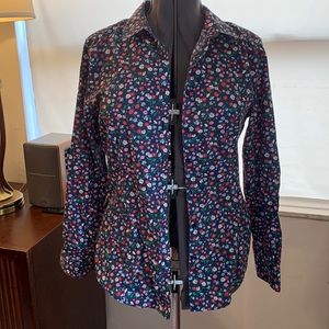 Floral brooks brothers blouse button down